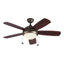 44" Ceiling Fan<br /><span style="color:#4AB0CE;">Entrega: 12-13 semanas en USA</span><br /><span style="color:#4AB0CE;font-size:60%;">PREGUNTE POR ENTREGA EN PANAMA</span><br />Collection: Discus<br />Finish: Roman Bronze