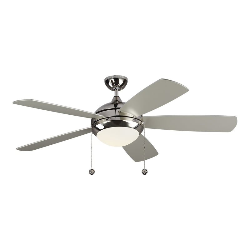 52" Ceiling Fan<br /><span style="color:#4AB0CE;">Entrega: 4-10 dias en USA</span><br /><span style="color:#4AB0CE;font-size:60%;">PREGUNTE POR ENTREGA EN PANAMA</span><br />Collection: Discus<br />Finish: Polished Nickel