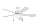 52" Ceiling Fan<br /><span style="color:#4AB0CE;">Entrega: 2-3 semanas en USA</span><br /><span style="color:#4AB0CE;font-size:60%;">PREGUNTE POR ENTREGA EN PANAMA</span><br />Collection: Discus<br />Finish: White
