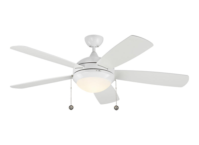 52" Ceiling Fan<br /><span style="color:#4AB0CE;">Entrega: 4-10 dias en USA</span><br /><span style="color:#4AB0CE;font-size:60%;">PREGUNTE POR ENTREGA EN PANAMA</span><br />Collection: Discus<br />Finish: White