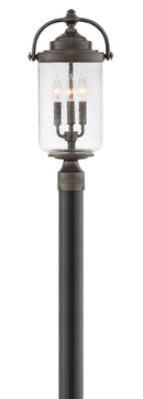 Hinkley - 2757OZ - LED Post Top or Pier Mount Lantern - Willoughby - Oil Rubbed Bronze