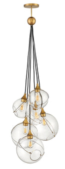 Hinkley - 30306HBR - LED Chandelier - Skye - Heritage Brass