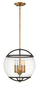 Hinkley - 3934BK - LED Pendant - Calvin - Black