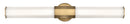 Hinkley - 51153HB - LED Vanity - Facet - Heritage Brass