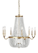 Generation Lighting - F3280/8ADB - Eight Light Chandelier - Marielle - Antique Gild