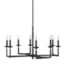 Generation Lighting - F3291/8AI - Eight Light Chandelier - Ansley - Aged Iron