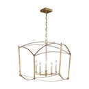 Five Light Lantern<br /><span style="color:#4AB0CE;">Entrega: 4-10 dias en USA</span><br /><span style="color:#4AB0CE;font-size:60%;">PREGUNTE POR ENTREGA EN PANAMA</span><br />Collection: Thayer<br />Finish: Antique Gild