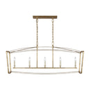 Visual Comfort Studio - F3326/5ADB - Five Light Linear Chandelier - Thayer - Antique Gild
