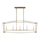 Visual Comfort Studio - F3326/5ADB - Five Light Linear Chandelier - Thayer - Antique Gild