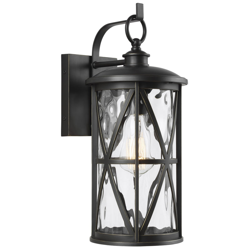 Generation Lighting - OL15201ANBZ - One Light Outdoor Wall Lantern - Millbrooke - Antique Bronze