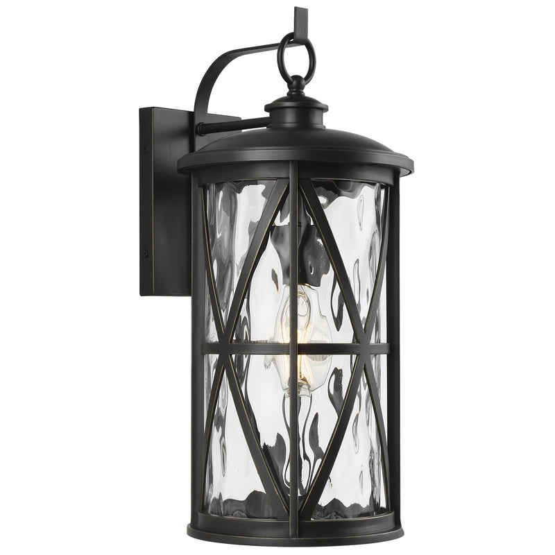 Generation Lighting - OL15202ANBZ - One Light Outdoor Wall Lantern - Millbrooke - Antique Bronze