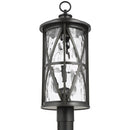 Generation Lighting - OL15207ANBZ - Three Light Outdoor Post Lantern - Millbrooke - Antique Bronze