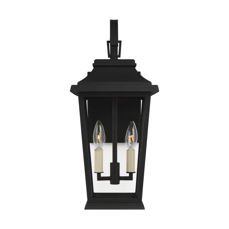 Two Light Lantern<br /><span style="color:#4AB0CE;">Entrega: 4-10 dias en USA</span><br /><span style="color:#4AB0CE;font-size:60%;">PREGUNTE POR ENTREGA EN PANAMA</span><br />Collection: Warren<br />Finish: Textured Black