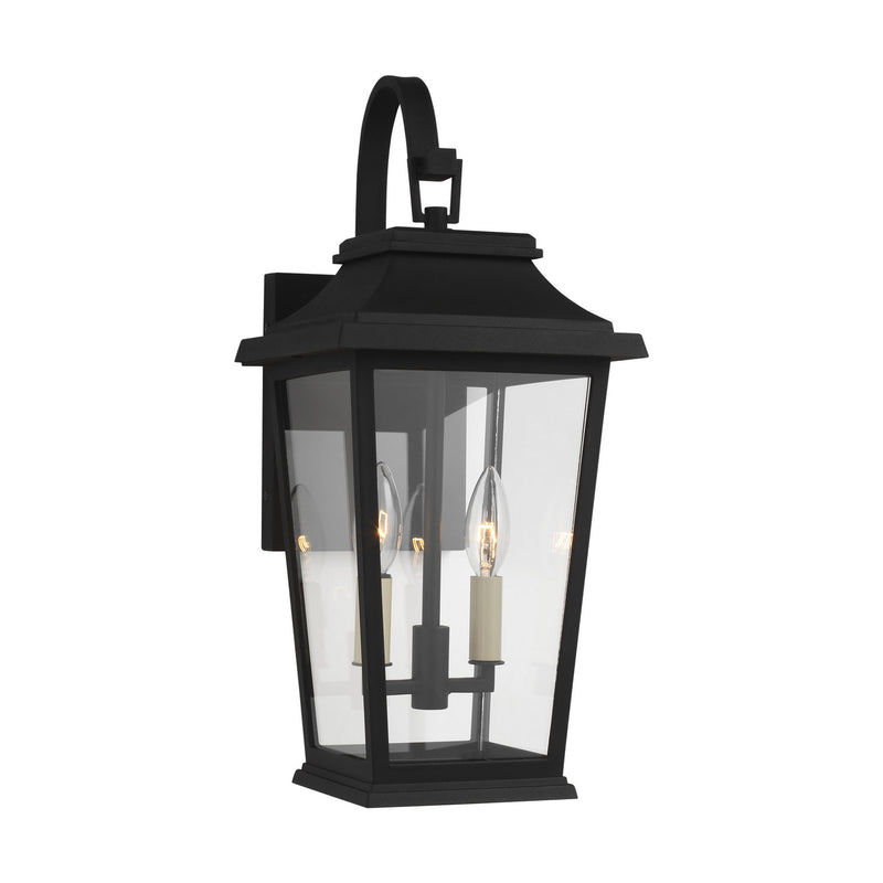 Two Light Lantern<br /><span style="color:#4AB0CE;">Entrega: 4-10 dias en USA</span><br /><span style="color:#4AB0CE;font-size:60%;">PREGUNTE POR ENTREGA EN PANAMA</span><br />Collection: Warren<br />Finish: Textured Black