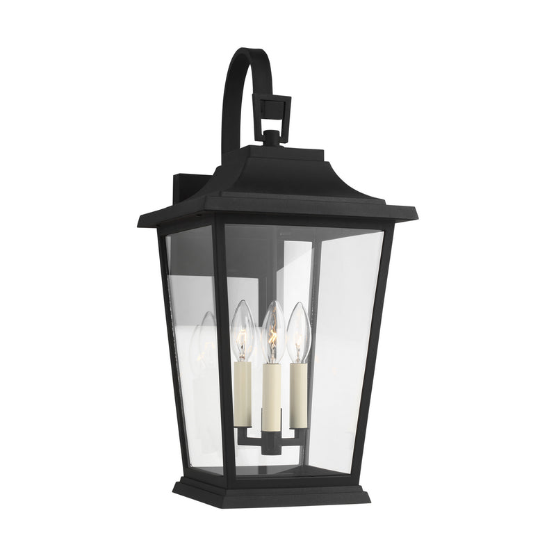 Three Light Lantern<br /><span style="color:#4AB0CE;">Entrega: 4-10 dias en USA</span><br /><span style="color:#4AB0CE;font-size:60%;">PREGUNTE POR ENTREGA EN PANAMA</span><br />Collection: Warren<br />Finish: Textured Black