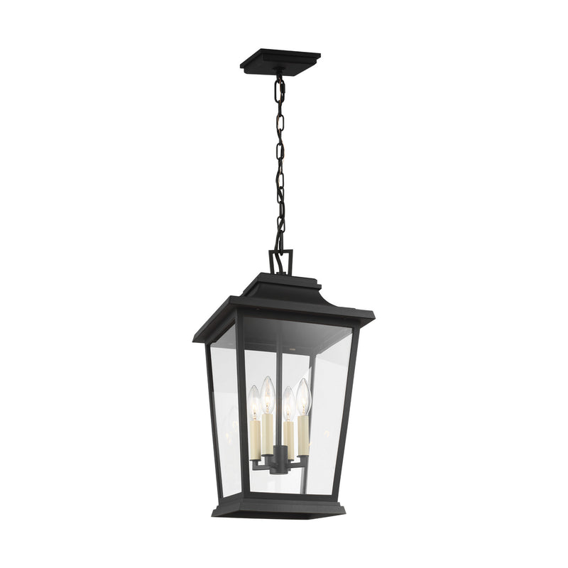 Four Light Lantern<br /><span style="color:#4AB0CE;">Entrega: 4-10 dias en USA</span><br /><span style="color:#4AB0CE;font-size:60%;">PREGUNTE POR ENTREGA EN PANAMA</span><br />Collection: Warren<br />Finish: Textured Black
