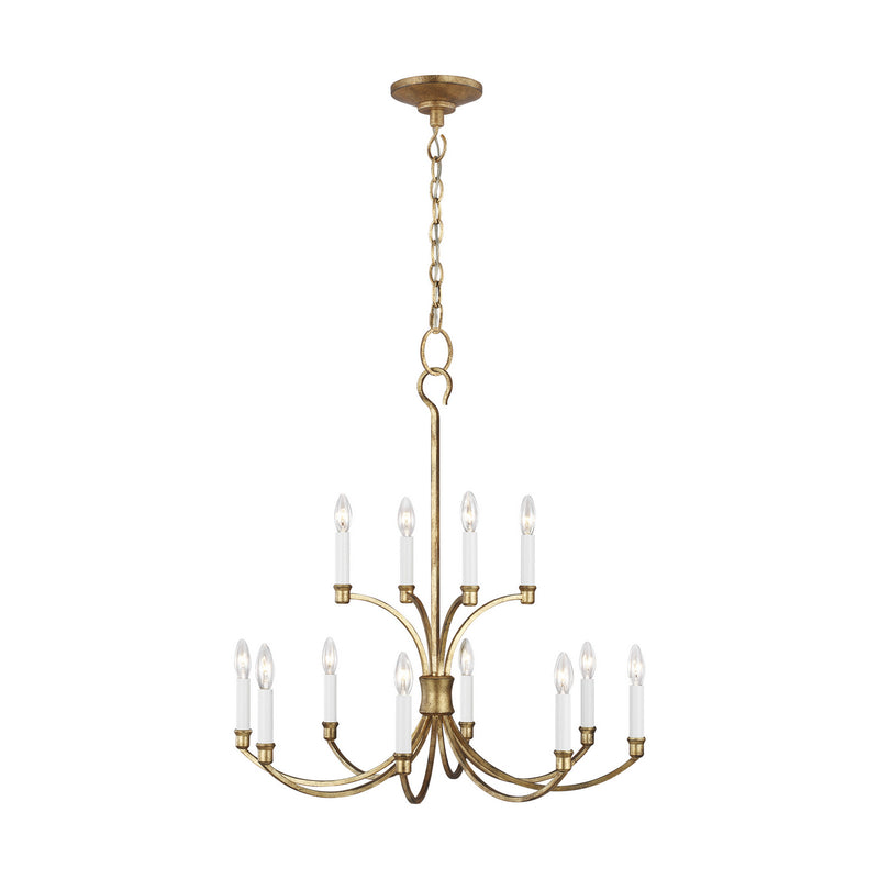 12 Light Chandelier<br /><span style="color:#4AB0CE;">Entrega: 4-10 dias en USA</span><br /><span style="color:#4AB0CE;font-size:60%;">PREGUNTE POR ENTREGA EN PANAMA</span><br />Collection: Westerly<br />Finish: Antique Gild