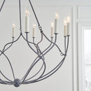 12 Light Chandelier<br /><span style="color:#4AB0CE;">Entrega: 4-10 dias en USA</span><br /><span style="color:#4AB0CE;font-size:60%;">PREGUNTE POR ENTREGA EN PANAMA</span><br />Collection: Richmond<br />Finish: Weathered Galvanized