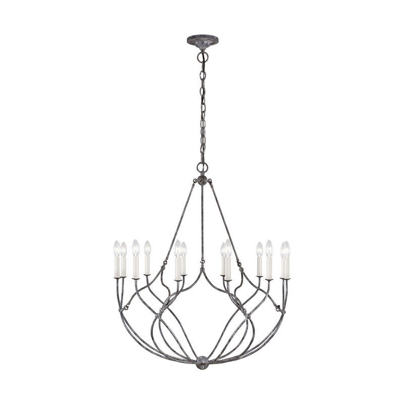 12 Light Chandelier<br /><span style="color:#4AB0CE;">Entrega: 4-10 dias en USA</span><br /><span style="color:#4AB0CE;font-size:60%;">PREGUNTE POR ENTREGA EN PANAMA</span><br />Collection: Richmond<br />Finish: Weathered Galvanized