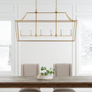 Six Light Linear Lantern<br /><span style="color:#4AB0CE;">Entrega: 4-10 dias en USA</span><br /><span style="color:#4AB0CE;font-size:60%;">PREGUNTE POR ENTREGA EN PANAMA</span><br />Collection: Southold<br />Finish: Burnished Brass
