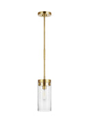 One Light Pendant<br /><span style="color:#4AB0CE;">Entrega: 4-10 dias en USA</span><br /><span style="color:#4AB0CE;font-size:60%;">PREGUNTE POR ENTREGA EN PANAMA</span><br />Collection: Garrett<br />Finish: Burnished Brass