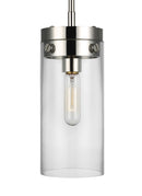Visual Comfort Studio - CP1001PN - One Light Pendant - Garrett - Polished Nickel