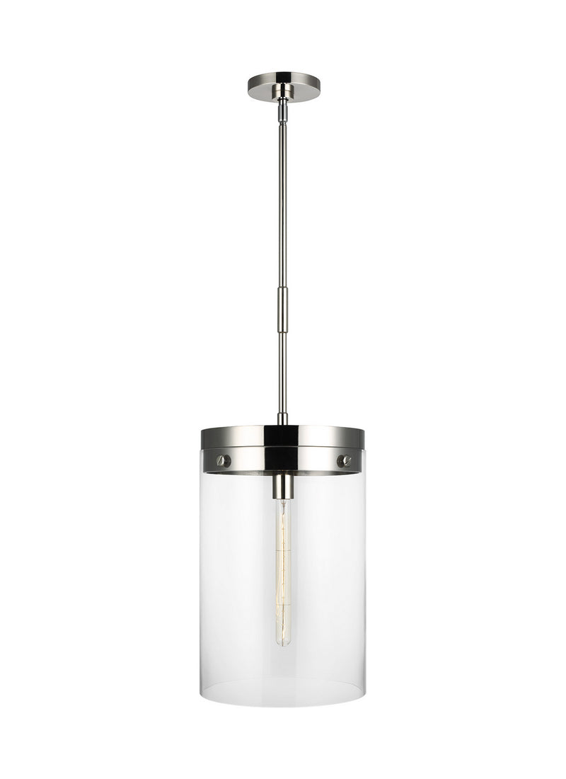 One Light Pendant<br /><span style="color:#4AB0CE;">Entrega: 4-10 dias en USA</span><br /><span style="color:#4AB0CE;font-size:60%;">PREGUNTE POR ENTREGA EN PANAMA</span><br />Collection: Garrett<br />Finish: Polished Nickel