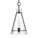 One Light Pendant<br /><span style="color:#4AB0CE;">Entrega: 4-10 dias en USA</span><br /><span style="color:#4AB0CE;font-size:60%;">PREGUNTE POR ENTREGA EN PANAMA</span><br />Collection: Keystone<br />Finish: Aged Iron
