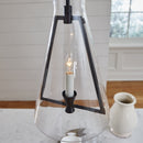 One Light Pendant<br /><span style="color:#4AB0CE;">Entrega: 4-10 dias en USA</span><br /><span style="color:#4AB0CE;font-size:60%;">PREGUNTE POR ENTREGA EN PANAMA</span><br />Collection: Keystone<br />Finish: Aged Iron