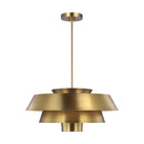 One Light Pendant<br /><span style="color:#4AB0CE;">Entrega: 4-10 dias en USA</span><br /><span style="color:#4AB0CE;font-size:60%;">PREGUNTE POR ENTREGA EN PANAMA</span><br />Collection: Brisbin<br />Finish: Burnished Brass