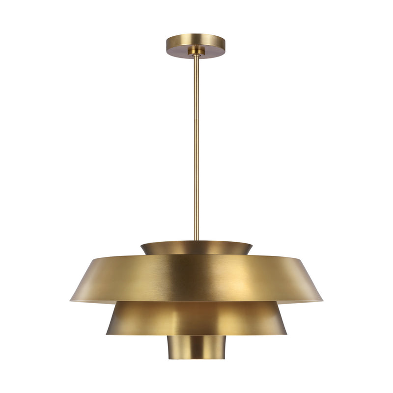 One Light Pendant<br /><span style="color:#4AB0CE;">Entrega: 4-10 dias en USA</span><br /><span style="color:#4AB0CE;font-size:60%;">PREGUNTE POR ENTREGA EN PANAMA</span><br />Collection: Brisbin<br />Finish: Burnished Brass