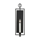 One Light Wall Sconce<br /><span style="color:#4AB0CE;">Entrega: 4-10 dias en USA</span><br /><span style="color:#4AB0CE;font-size:60%;">PREGUNTE POR ENTREGA EN PANAMA</span><br />Collection: Keystone<br />Finish: Aged Iron