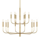 15 Light Chandelier<br /><span style="color:#4AB0CE;">Entrega: 4-5 semanas en USA</span><br /><span style="color:#4AB0CE;font-size:60%;">PREGUNTE POR ENTREGA EN PANAMA</span><br />Collection: Brianna<br />Finish: Burnished Brass