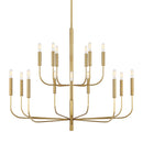 15 Light Chandelier<br /><span style="color:#4AB0CE;">Entrega: 4-10 dias en USA</span><br /><span style="color:#4AB0CE;font-size:60%;">PREGUNTE POR ENTREGA EN PANAMA</span><br />Collection: Brianna<br />Finish: Burnished Brass