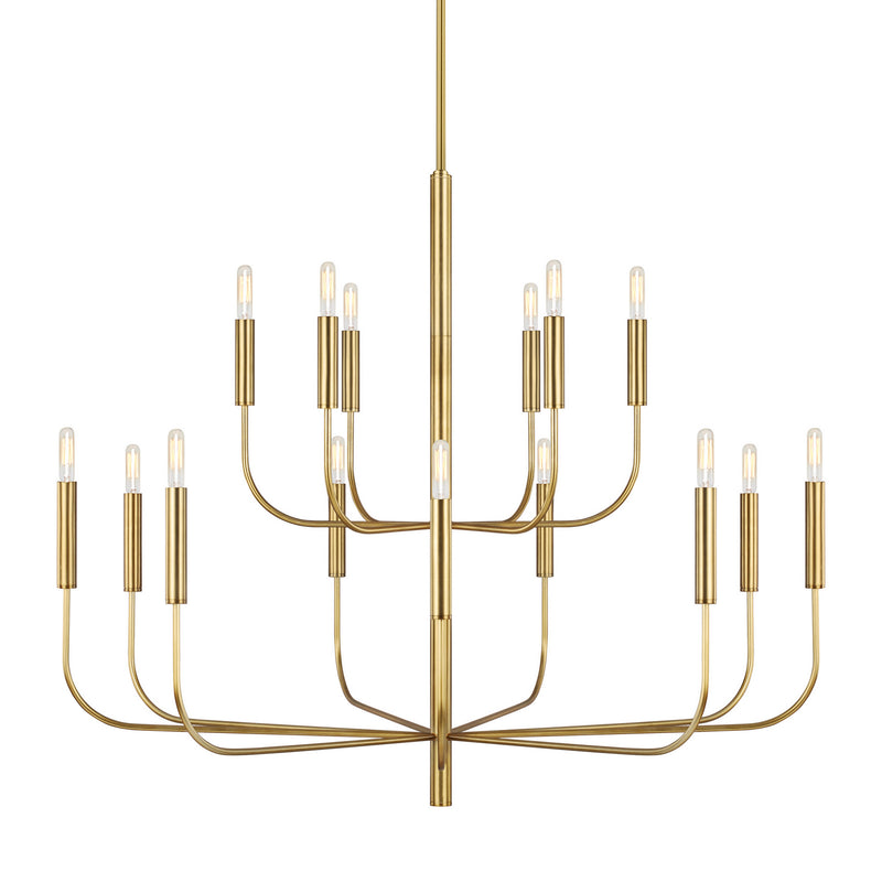 15 Light Chandelier<br /><span style="color:#4AB0CE;">Entrega: 4-10 dias en USA</span><br /><span style="color:#4AB0CE;font-size:60%;">PREGUNTE POR ENTREGA EN PANAMA</span><br />Collection: Brianna<br />Finish: Burnished Brass