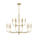 15 Light Chandelier<br /><span style="color:#4AB0CE;">Entrega: 4-10 dias en USA</span><br /><span style="color:#4AB0CE;font-size:60%;">PREGUNTE POR ENTREGA EN PANAMA</span><br />Collection: Brianna<br />Finish: Burnished Brass