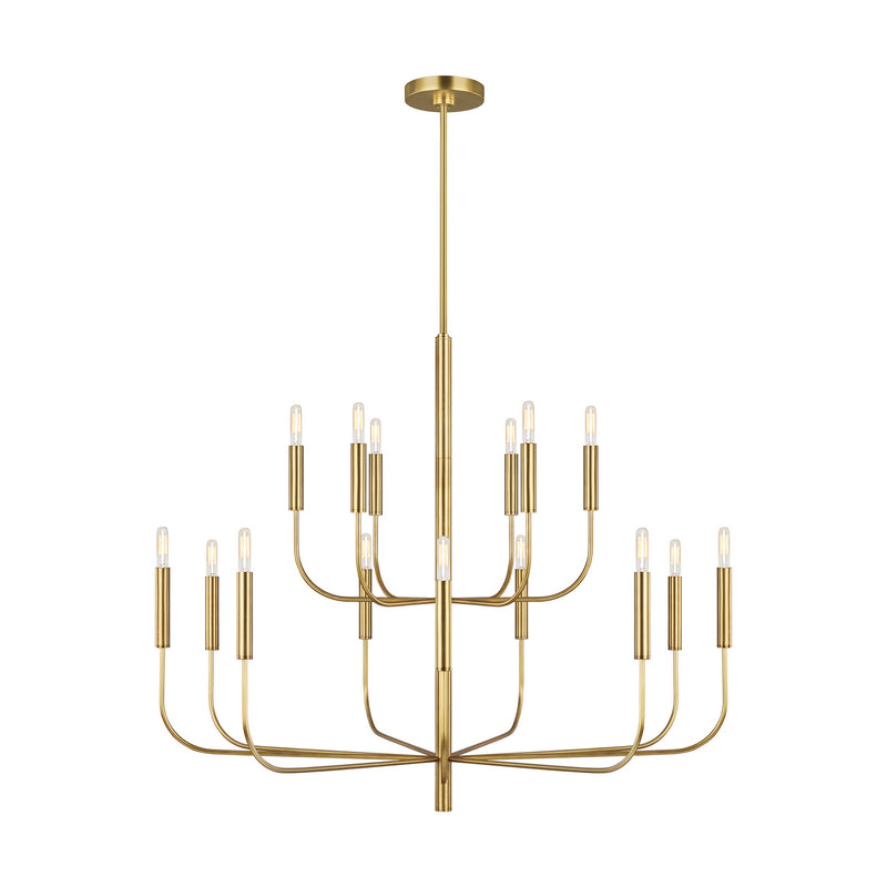 15 Light Chandelier<br /><span style="color:#4AB0CE;">Entrega: 4-10 dias en USA</span><br /><span style="color:#4AB0CE;font-size:60%;">PREGUNTE POR ENTREGA EN PANAMA</span><br />Collection: Brianna<br />Finish: Burnished Brass