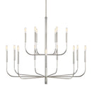 Visual Comfort Studio - EC10015PN - 15 Light Chandelier - Brianna - Polished Nickel