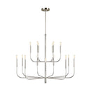 15 Light Chandelier<br /><span style="color:#4AB0CE;">Entrega: 4-10 dias en USA</span><br /><span style="color:#4AB0CE;font-size:60%;">PREGUNTE POR ENTREGA EN PANAMA</span><br />Collection: Brianna<br />Finish: Polished Nickel