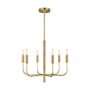Six Light Chandelier<br /><span style="color:#4AB0CE;">Entrega: 4-10 dias en USA</span><br /><span style="color:#4AB0CE;font-size:60%;">PREGUNTE POR ENTREGA EN PANAMA</span><br />Collection: Brianna<br />Finish: Burnished Brass