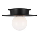 Visual Comfort Studio - KF1001MBK - One Light Flush Mount - Nodes - Midnight Black