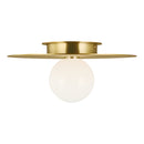 Visual Comfort Studio - KF1011BBS - One Light Flush Mount - Nodes - Burnished Brass
