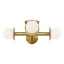 Four Light Flush Mount<br /><span style="color:#4AB0CE;">Entrega: 4-10 dias en USA</span><br /><span style="color:#4AB0CE;font-size:60%;">PREGUNTE POR ENTREGA EN PANAMA</span><br />Collection: Nodes<br />Finish: Burnished Brass