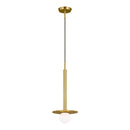 Visual Comfort Studio - KP1001BBS - One Light Pendant - Nodes - Burnished Brass
