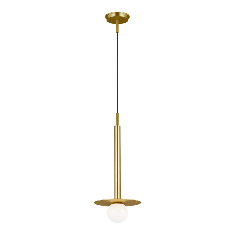 Visual Comfort Studio - KP1001BBS - One Light Pendant - Nodes - Burnished Brass
