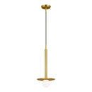 Visual Comfort Studio - KP1001BBS - One Light Pendant - Nodes - Burnished Brass
