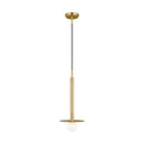 One Light Pendant<br /><span style="color:#4AB0CE;">Entrega: 4-10 dias en USA</span><br /><span style="color:#4AB0CE;font-size:60%;">PREGUNTE POR ENTREGA EN PANAMA</span><br />Collection: Nodes<br />Finish: Burnished Brass