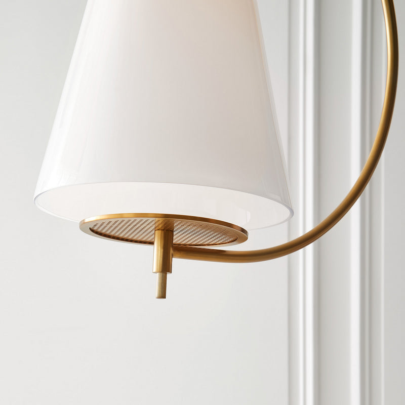 One Light Pendant<br /><span style="color:#4AB0CE;">Entrega: 4-10 dias en USA</span><br /><span style="color:#4AB0CE;font-size:60%;">PREGUNTE POR ENTREGA EN PANAMA</span><br />Collection: Gesture<br />Finish: Burnished Brass
