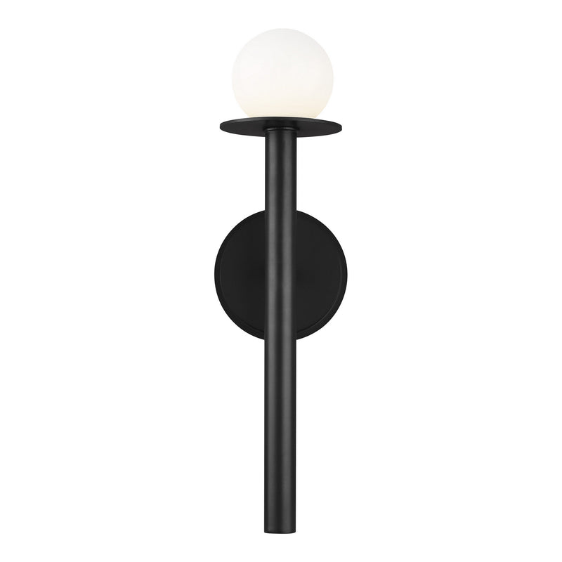 Visual Comfort Studio - KW1001MBK - One Light Wall Sconce - Nodes - Midnight Black