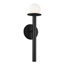 One Light Wall Sconce<br /><span style="color:#4AB0CE;">Entrega: 4-10 dias en USA</span><br /><span style="color:#4AB0CE;font-size:60%;">PREGUNTE POR ENTREGA EN PANAMA</span><br />Collection: Nodes<br />Finish: Midnight Black
